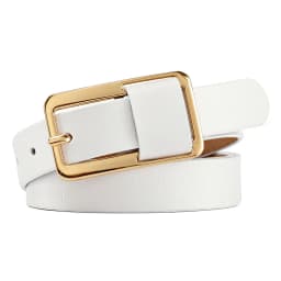 Women's Strap Casual All-match Brief Genuine Leather Belt Strap Pure Color Belts Top Quality Jeans Green White Blue Black Belt