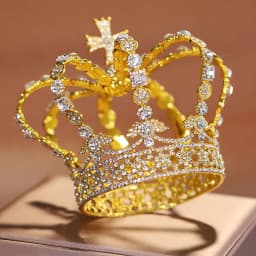 Baroque Retro Court Royal Queen Crown Rhinestone Cross Tiaras and Crowns for Women Party Prom Diadem Jewelry Ornaments