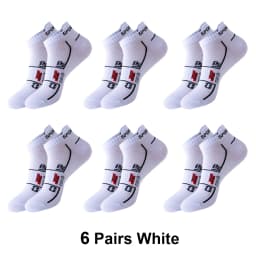 6 Pairs Socks Men Cotton Sport Casual Ankle Short Socks Breathable Mesh Spring Summer Ankle Sports Sockke Gift