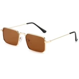 High Quality Rectangle Sunglasses Women Metal Frame Glasses Vintage Brand Square Sun Glasses for Men Shades Female Eyewear