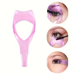 1pc 3D Triple Function Eyelash Assistant Tool, Mascara Applicator Guide, Eyeliner Assistant, Anti-Clumping Eyelash Separator