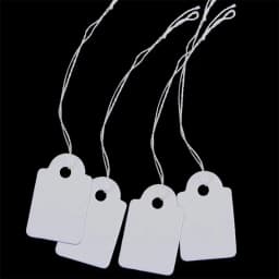 100/500Pcs Jewelry Price Tags Gold Silver White Merchandise Cloth Pricing Price Label Jewelry Accessories Wholesale