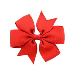 24pcs/lot Solid Colors Hair Bows With Clip For Kids Girls Grosgrain Ribbon Hairgrips Boutique Hairpins Headwear Hair Accessories