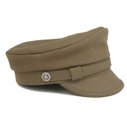 Wholesale Retro 2024 Navy Peaked Sailor Cap Men Women Spring Army Hat Male Canvas Grey Eagle Belt Locomotive Casquette