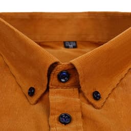 7XL 6XL Men's Corduroy Shirt Long Sleeve 100% Cotton Casual Regular Fit Soft Comfortable Pocket Formal Dress Shirts Man Clothes