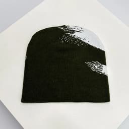 Halloween Elements Funny Wool Knitted Hats Little Devil Warm Autumn and Winter Hip Hop Street Comfortable Versatile Fashion Cute