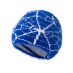 2024 New Goth Spider Web Jacquard Beanie Caps Y2K Knitted Warm Hip Hop Unisex Elastic Knit Hat Skull Cap For Women Men