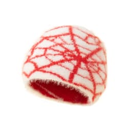 2024 New Goth Spider Web Jacquard Beanie Caps Y2K Knitted Warm Hip Hop Unisex Elastic Knit Hat Skull Cap For Women Men