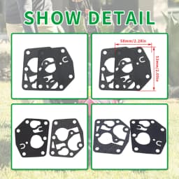 495770 795083 Carburetor Diaphragm Gasket Kit For Briggs Stratton 3.5-4.5 Hp 3.5-4.5 Hp Q 45 Classic Sprint&Quattro Lawn Mower