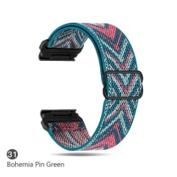 20 22 26mm Elastic Woven Nylon Strap For Garmin Fenix 7X 7S Pro Instinct 2 S 2X TacTix 7 Descent G1 MK2 MK3 Enduro Quickfit Band