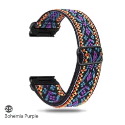 20 22 26mm Elastic Woven Nylon Strap For Garmin Fenix 7X 7S Pro Instinct 2 S 2X TacTix 7 Descent G1 MK2 MK3 Enduro Quickfit Band