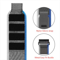 20 22 26mm Elastic Woven Nylon Strap For Garmin Fenix 7X 7S Pro Instinct 2 S 2X TacTix 7 Descent G1 MK2 MK3 Enduro Quickfit Band