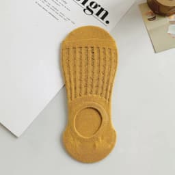 10 Pairs Invisible Mesh Women's Socks Hollow Non-slip Invisible Boat Socks Comfy & Breathable Soft Summer Ultra-thin Solid Sox