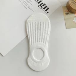 10 Pairs Invisible Mesh Women's Socks Hollow Non-slip Invisible Boat Socks Comfy & Breathable Soft Summer Ultra-thin Solid Sox