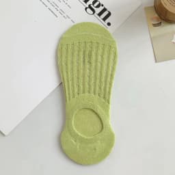 10 Pairs Invisible Mesh Women's Socks Hollow Non-slip Invisible Boat Socks Comfy & Breathable Soft Summer Ultra-thin Solid Sox