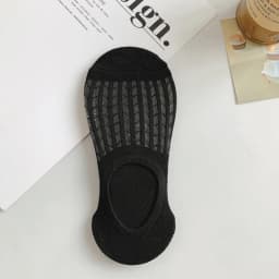 10 Pairs Invisible Mesh Women's Socks Hollow Non-slip Invisible Boat Socks Comfy & Breathable Soft Summer Ultra-thin Solid Sox