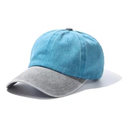 Hip Hop Letter Embroidery Baseball Caps Outdoor Sports Summer Distressed Faded Hats Adjustable Denim Sunscreen Hats Men Women