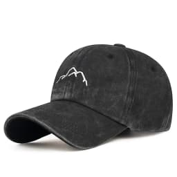 Hip Hop Letter Embroidery Baseball Caps Outdoor Sports Summer Distressed Faded Hats Adjustable Denim Sunscreen Hats Men Women