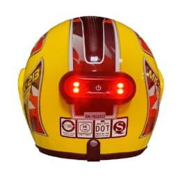 Luces Para Casco Bike Taillight Motorcycle Bicycle Helmet Safety Signal Warning Rear Lamp Waterproof Moto Helmet LED Light