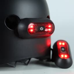 Luces Para Casco Bike Taillight Motorcycle Bicycle Helmet Safety Signal Warning Rear Lamp Waterproof Moto Helmet LED Light