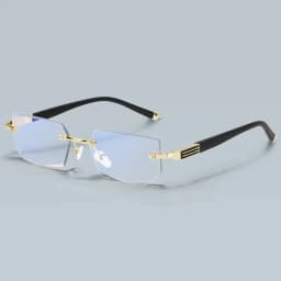 Anti Blue Light Blocking Reading Glasses for Men Women Presbyopia Eyeglasses HD Lens Classic Rimless Eyewear Diopter +1.0 ~ +4.0