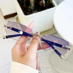 Anti Blue Light Blocking Reading Glasses for Men Women Presbyopia Eyeglasses HD Lens Classic Rimless Eyewear Diopter +1.0 ~ +4.0
