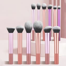8pcs Pro Makeup Brush Set - Soft, Premium Synthetic Hair, Cruelty-Free, Easy to Clean, Foundation, Blush, Eyeshadow, Cosmetic