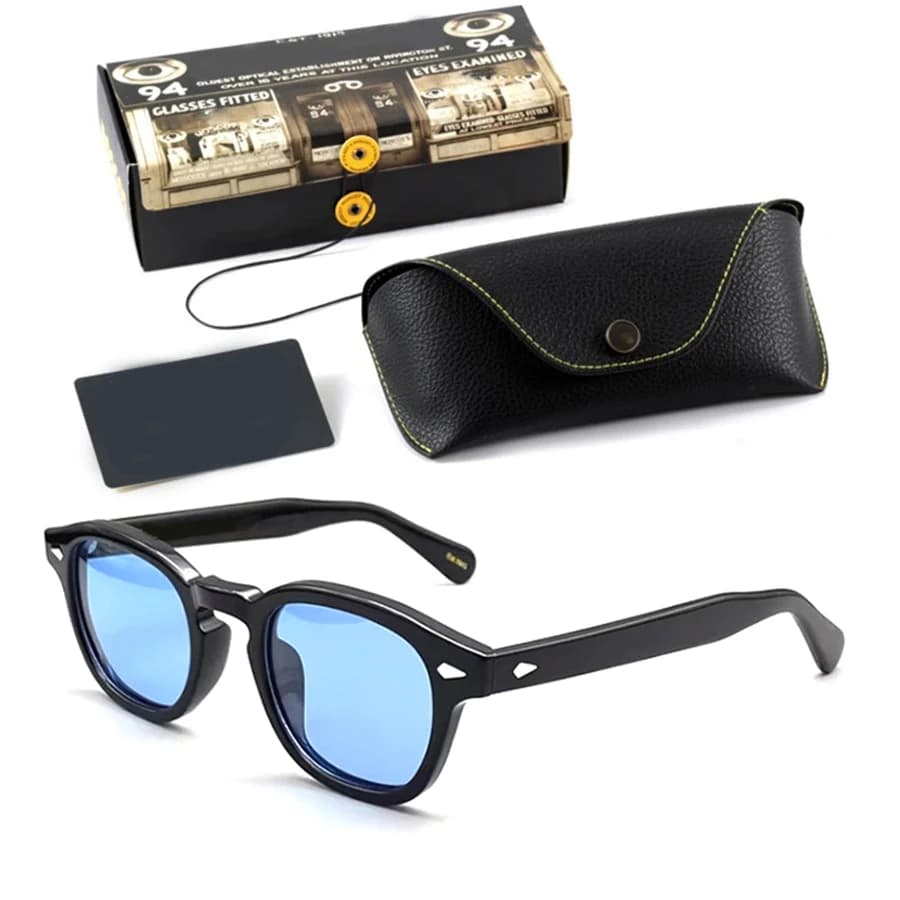 Polarized Sunglasses Men Lemtosh Johnny Depp Brand Sun Glasses Lens Woman Luxury Vintage Acetate Driver's Shade
