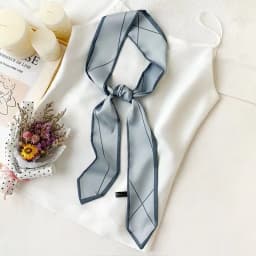 2024 Narrow Silk Scarf Women's Long Ribbon Tie Bag Decorative Ribbon Belt Headband Extra Long Small Scarf Hair Bands for Women