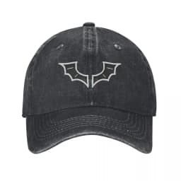 Bat Wings Denim Baseball Cap Duki Face Tattoo Kpop Rock Trucker Dad Hat Summer Men Women Fashion Sunscreen Baseball Caps