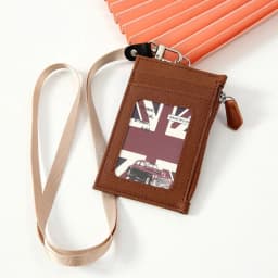 PU Leather Zipper Card Cover Bag ID Tag Bus Pass Card Cover Case Coin Purse Business Card Case with Neck Lanyard