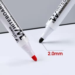 10pcs Whiteboard Marker Set,2.0mm Nib,Black Blue Red High-Volume Ink,Office Teaching Pen,Clear Handwriting & Easy Erasure L-528