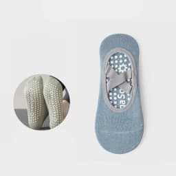 Professional Pilates Socks Anti-Slip Backless Bandage Yoga Socks Breathable Cotton Sports Socks Solid Color Dance Supplies