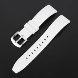 Quality Fluoro Rubber Watch Strap 18mm 19mm 20mm 21mm 22mm 24mm Sport Watchband Black Green Wristband With Quick Release Band
