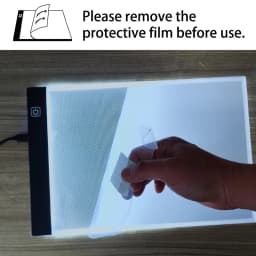 A4/A5 LED Drawing Copying Table Transparent Copying Table Single-brightness Light vs. Three-level Brightness Light