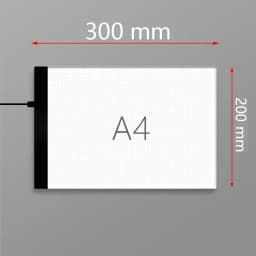 A4/A5 LED Drawing Copying Table Transparent Copying Table Single-brightness Light vs. Three-level Brightness Light