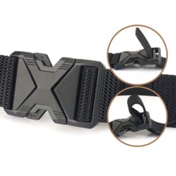 The New Type of Buckle Can Be Inserted, Breathable, Elastic, Lightweight, Military Quick Release Men's Belt Adjustable Canvas
