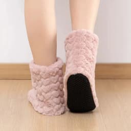 2026 Winter Adult Thick Warm Floor Shoes High Tube Non-Slip Indoor Cotton Shoes Plush Home Slippers Shoes Men And Women