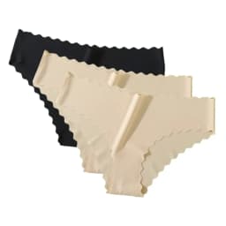3Pcs/Set Women Ice Silk Panties Low Rise Briefs Invisible Seamless Underwear Female Underpants Sexy Lingerie Bottoms XS-XL