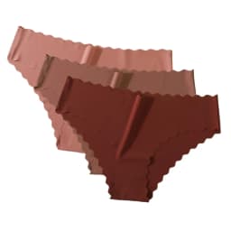 3Pcs/Set Women Ice Silk Panties Low Rise Briefs Invisible Seamless Underwear Female Underpants Sexy Lingerie Bottoms XS-XL