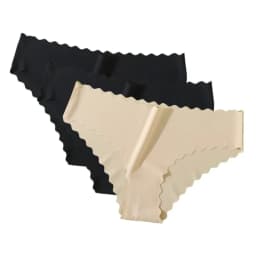 3Pcs/Set Women Ice Silk Panties Low Rise Briefs Invisible Seamless Underwear Female Underpants Sexy Lingerie Bottoms XS-XL