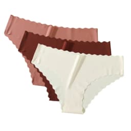 3Pcs/Set Women Ice Silk Panties Low Rise Briefs Invisible Seamless Underwear Female Underpants Sexy Lingerie Bottoms XS-XL