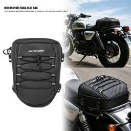 Waterproof Motorcycle Rear Seat Bag Multifunction Crossbody Shoulder Bag Motorcycle Tail Bag for Harley BMW Honda Motocross