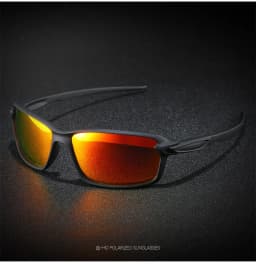 Men's Sports Cycling Polarized Sunglasses for Outdoor, Fishing, Traveling, Driving Square Frame Glasses