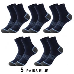 High Quality Lot Men's Socks Casual Breathable Run Sports Socks 5 Pairs Male Cotton Socks Winter Black Socks Men Large size38-45