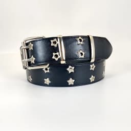 Women's Belt Large size Double Hole Men Belt Punk Hip Hop Rock Style Subculture Y2K Belt Punch Free Belt for Men and Women