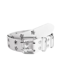 Women's Belt Large size Double Hole Men Belt Punk Hip Hop Rock Style Subculture Y2K Belt Punch Free Belt for Men and Women