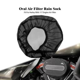 Motorcycle Air Filter Rain Sock Air Cleaner Breathable Waterproof Dustproof Cover For Harley Touring FLHR Sportster Softail Dyna