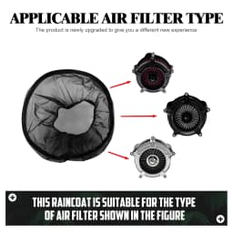 Motorcycle Air Filter Rain Sock Air Cleaner Breathable Waterproof Dustproof Cover For Harley Touring FLHR Sportster Softail Dyna