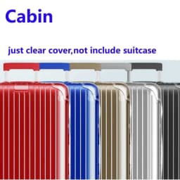 PVC Luggage Cover For Rimowa with Zipper Clear Suitcase Protector Thicken High Quality Customized Not Include Luggage
